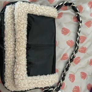 Small black shoulder bag